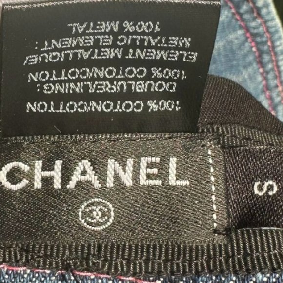 chanel denim hat main image 3